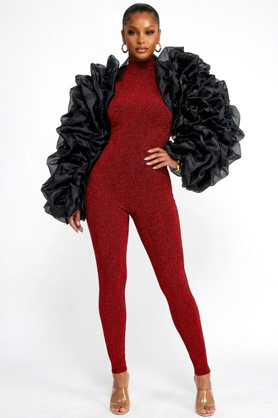 Center Stage Ruffle Bolero