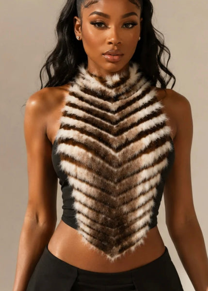 The Extra Touch Faux-Fur Statement Collar
