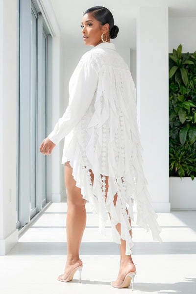 Angel in the Room Oversized Statement Shirt