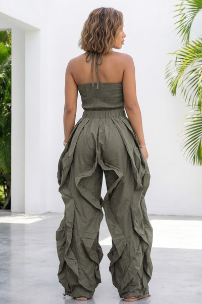 Main Character Ruched Jumpsuit