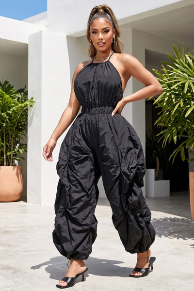 Main Character Ruched Jumpsuit