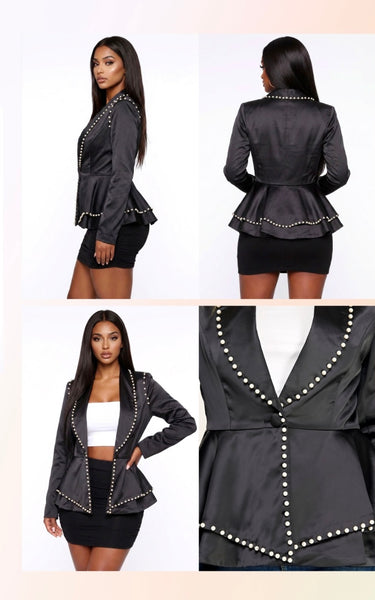 The Pearl of Elegance Blazer