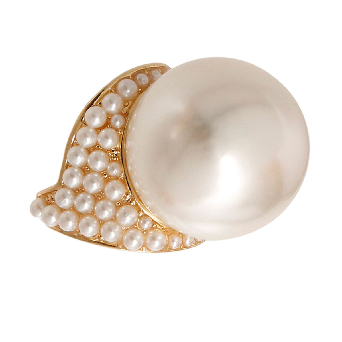 Jumbo Cream Pearl Ring