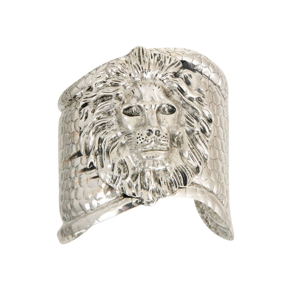 Silver Lion Cuff